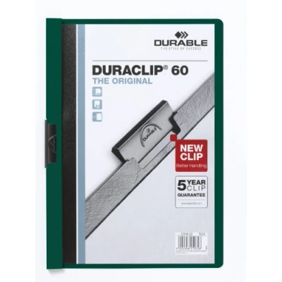 Afbeelding van Durable Duraclip Original 60 220932 klemmap, petrol/donkergroen, 25 stuks