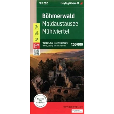 Afbeelding van Wander Rad Freizeitkarte Böhmerwald Moldaustausee Mühlviertel