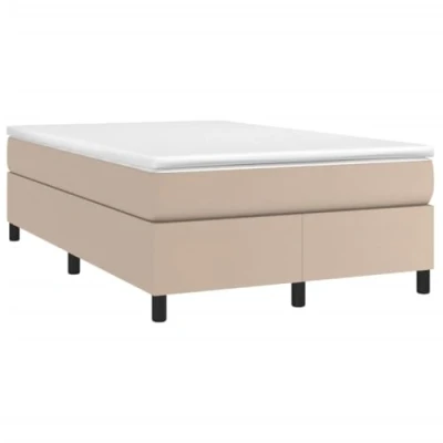 Afbeelding van vidaXL Bedframe kunstleer cappuccinokleurig 120x200 cm
