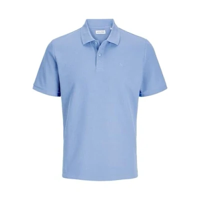 Image de JACK &amp; JONES T shirt pour homme avec logo polo, Chambray Blue., XS
