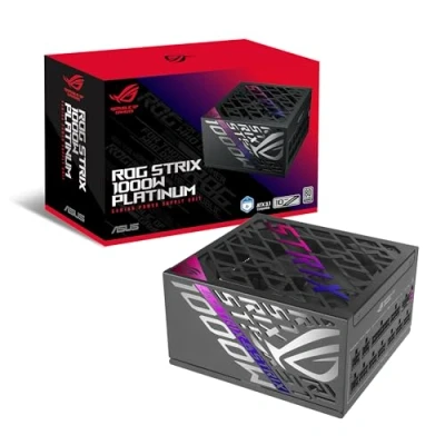 Image de ASUS ROG Strix Alimentation électrique (interne) ATX12V 3.1/ EPS12V 80 PLUS Platinum CA 100 240 V 1000 Watt PFC active