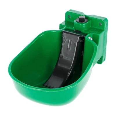 Afbeelding van Drinkbak kunststof groen 1/2&quot; met lepel