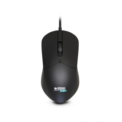 Image de Urban Factory CYCLEE Souris écologique droitiers et gauchers optique 3 boutons filaire USB