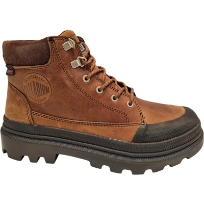 Afbeelding van Palladium Pallatrooper CUFF WP+ Veterboots, Heren, Maat: 40, Brown Leer