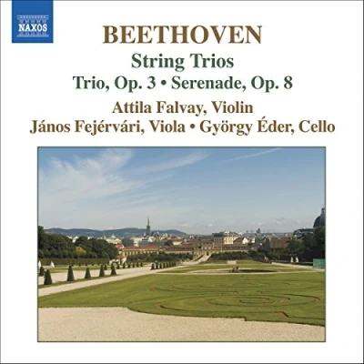 Afbeelding van Attila Falvay, György Éder, János Fejérvari Beethoven: String Trios Volume 1 (CD)