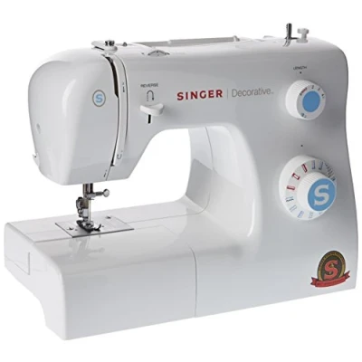 Afbeelding van Singer decoratieve naaimachine wit 31 verstelbare steken