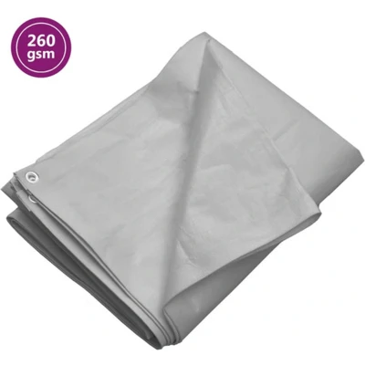 Afbeelding van Dekzeil 260 g/m 2x3 m HDPE grijs