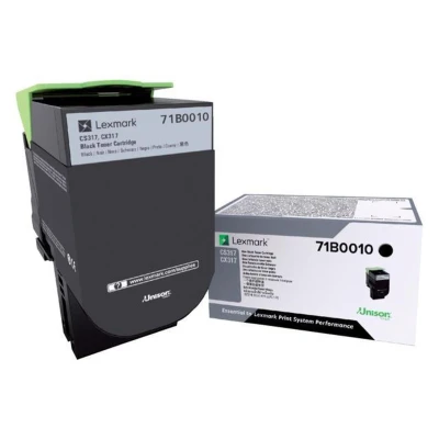 Afbeelding van Lexmark 71B0010 Toner Zwart