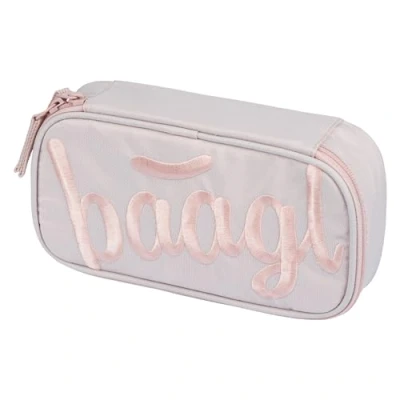 Afbeelding van Baagl etui voor meisjes schoolbenodigdheden schoolbenodigdheden, kinderen, school (crèmekleurig)