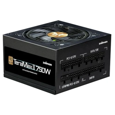 Afbeelding van Zalman Alimentatie ATX TeraMax TMX2 750W (Noir) (750 W), PC voedingseenheid, Zwart