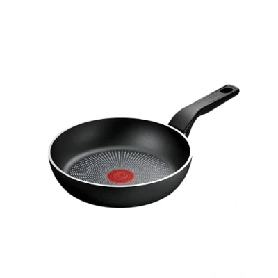 Afbeelding van Tefal Recycled On C2970432 braadpan van 100% gerecycled aluminium, antiaanbaklaag, geschikt voor inductiekookplaten, 24 cm, zwart