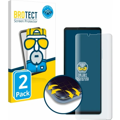 Afbeelding van BROTECT Screenprotector voor Sony Xperia 10 VI Folie Beschermfolie matte volledig dekking (2 Stuks)