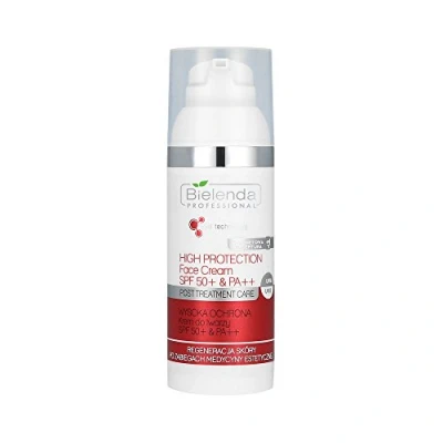 Afbeelding van Bielenda Professional High Protection Face Cream SPF50+ krem do twarzy regeneracja skóry po zabiegach medycyny estetycznej