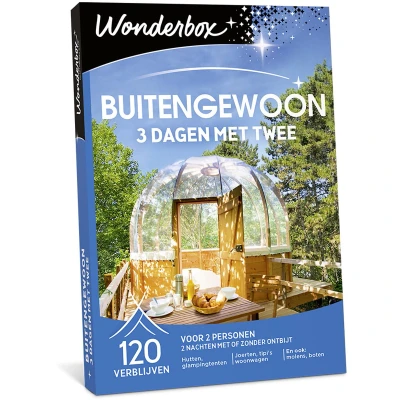 Afbeelding van Wonderbox Cadeaubon Buitengewoon 3 dagen met twee