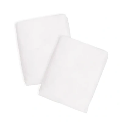 Afbeelding van Ti TIN 2 stuks matrasbeschermer voor kinderbed baby 60 x 120 cm zachte, ademende, waterdichte en antibacteriële 100% katoen voering van polyurethaan badstof