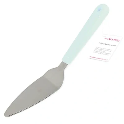 Afbeelding van SCRAP COOKING Taartenschep &amp; desserts, roestvrij staal bakgerei voor keuken accessoire cake design, cheesecake quiche pizza roze 5184