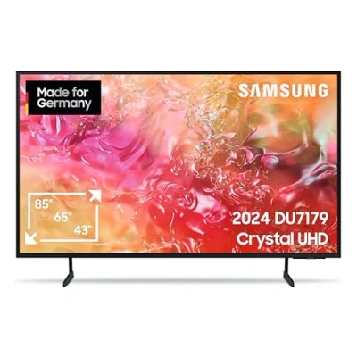 Afbeelding van Samsung Crystal UHD 4K DU7179 50 inch tv met PurColor, opwaartse omzetting, processor, Smart TV, GU50DU7179UXZG, Duits model [2024]
