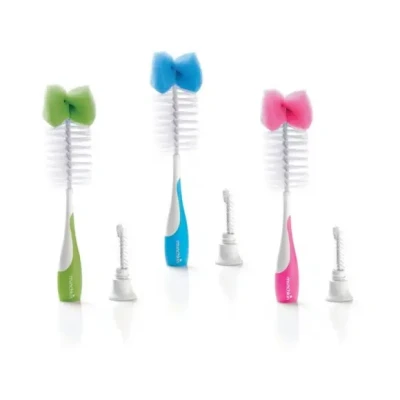 Afbeelding van Munchkin Flessenborstel Cleaning Bottle &amp; Nipple Brush Grey