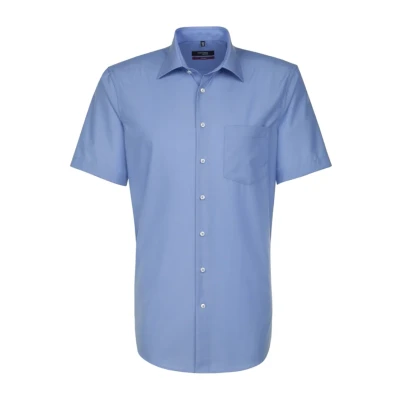 Afbeelding van Seidensticker Regular FIT Overhemd, Heren, Maat: 45, Blau