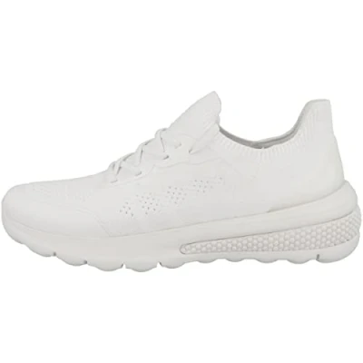 Afbeelding van Geox D Spherica Actif Sneakers laag, Dames, Maat: 39, White Textiel/ synthetisch