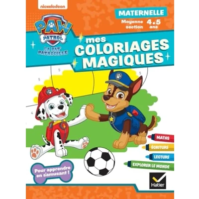 Afbeelding van MON COLORIAGE MAGIQUE PAT&#039;PATROUILLE MS (4 ANS)