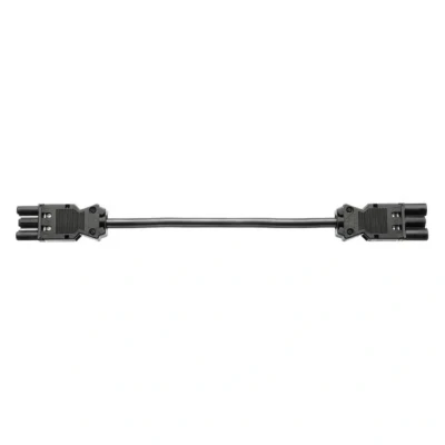 Afbeelding van BACHMANN verlengkabel GST18 3 male/female, Halogeenvrij, zwart, m