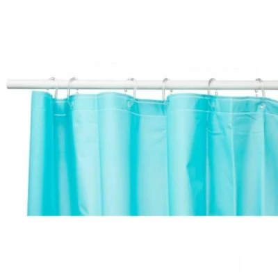 Afbeelding van Douchegordijn Blauw Polyethyleen EVA 180 x cm (12 Stuks)