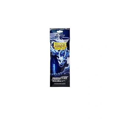 Afbeelding van Dragonshield Japanese Size Perfect Fit Resealable Inner Sleeves Clear Yama (100 Sleeves)