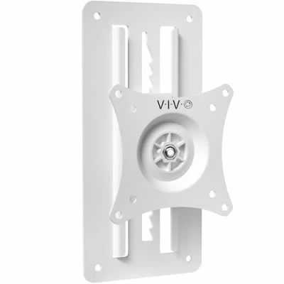 Afbeelding van VIVO MOUNT VW01AW in hoogte verstelbare scharnierwandhouder voor sta werkplek, compatibel met 1 VESA display, max. 100 x mm, wit