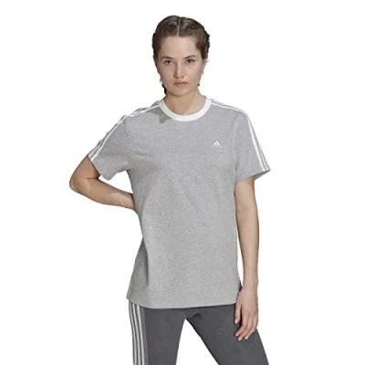 Afbeelding van adidas Essentials 3 Stripes T shirt voor dames