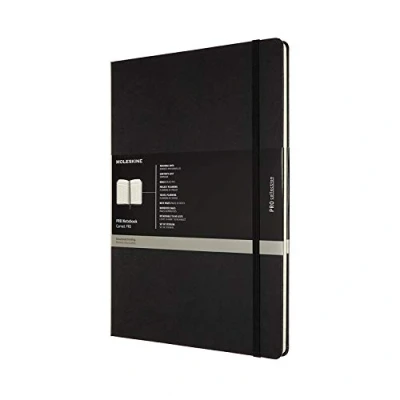 Afbeelding van Moleskine notitieboek professional, ft A4, gelijnd, harde cover, 189 blad, zwart
