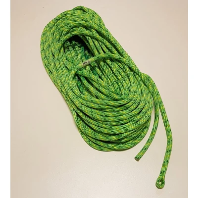 Afbeelding van Petzl Flow 11.3mm soepele kernmantellijn met spliced touweinde 35m groen 1 x splice