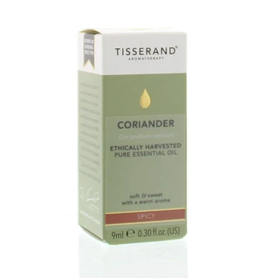 Afbeelding van Tisserand Aromatherapy Coriander ethically harvested 9 ml