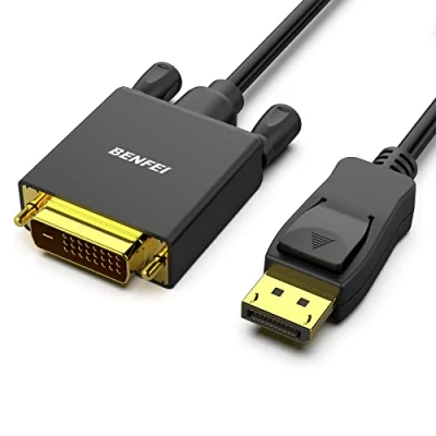 Afbeelding van DisplayPort naar DVI kabel, BENFEI 1.8M DP D Single Link Male Vergulde kabel voor Lenovo, Dell, HP, ASUS en andere merken