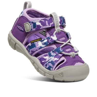 Afbeelding van Keen Seacamp II CNX Unisex Outdoorsandalen voor kinderen, Maat: 19, Tillandsia purple Textiel