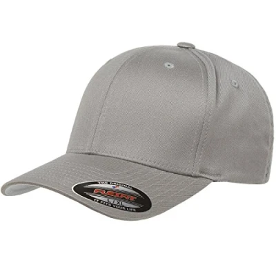 Afbeelding van Flex fit Flexfit Athletic Baseball getailleerd Cap voor heren, Grijs, L XL