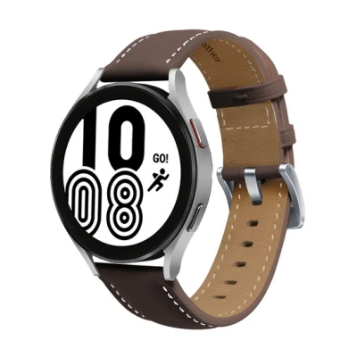Afbeelding van Garmin Forerunner 55 / 245 645 Premium Leather bandje Donkerbruin