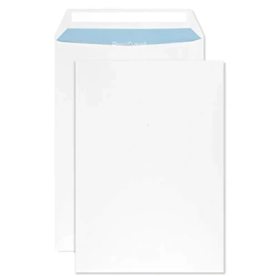 Afbeelding van Netuno 500 stuks enveloppen DIN B5 wit 176 x 250 mm 90 g professionele grote letters witte voor brieven facturen