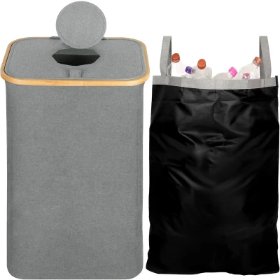 Afbeelding van BELLE VOUS 100L Deposit Bottles Collection Container with Integrated Carry Bag