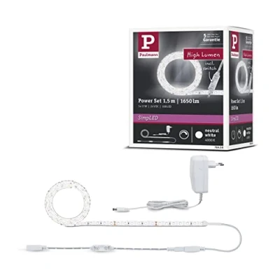 Afbeelding van Paulmann SimpLED 78958 LED strip complete set Met connector (male) 24 V 1.5 m Neutraalwit 1 stuk(s)