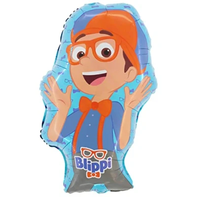Afbeelding van Toyland® Blippi karakter folieballon 74 cm feestdecoraties voor kinderen