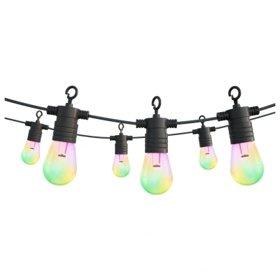 Afbeelding van Calex Smart Outdoor Party String Light Tuinverlichting 10 m 1000 g Multi Color 24v