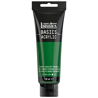 Afbeelding van Liquitex Basics Acryl Tube 118 ml Hooker ROW Groen