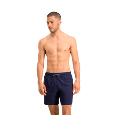 Afbeelding van PUMA Swim Halflange Zwembroek voor Heren, Blauw, Maat M