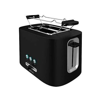 Image de Grille pain Cecotec Toast&amp;Taste 9000 Double Noir 980 W 2 fentes courtes extra larges
