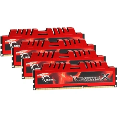 Afbeelding van G.Skill Ripjaws x DDR3 pakket 32 GB: 4 8 GB DIMM 240 pins 1333 MHz / PC3 10666 CL9 1.5 V niet gebufferd ECC