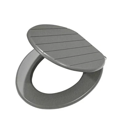 Afbeelding van Tiger Baya WC bril Toiletbril met deksel Soft close MDF Grijs