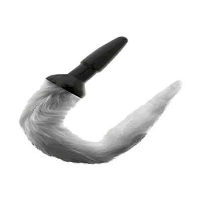 Afbeelding van Darkness ANAL Tail Butt Silicone Plug Gray