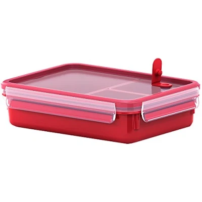 Afbeelding van EMSA CLIP &amp; MICRO 1.2l Rechthoekig Set Rood