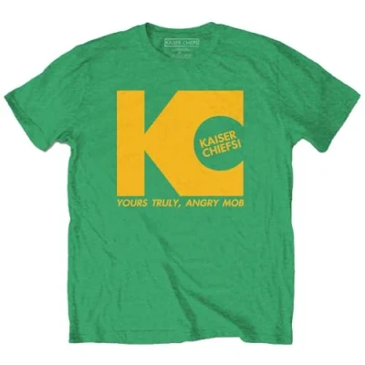 Afbeelding van Kaiser Chiefs Yours Truly Heren T shirt L Groen